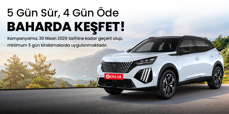 5 Gün Kirala 4 Gün Öde