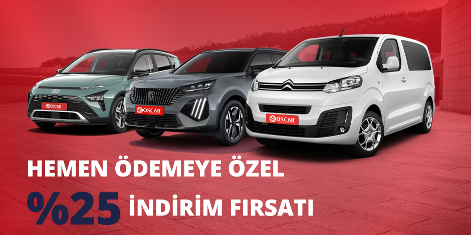 Hemen Ödemede %25 İndirim