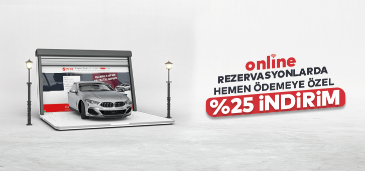 Hemen Ödemede %25 İndirim